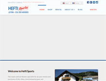Tablet Screenshot of heftisports.ch